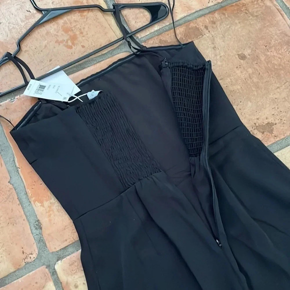 NEW LUCY PARIS Mareena Black Feather Trim Cocktail Dress Size Small MSRP$165 - Picture 13 of 15